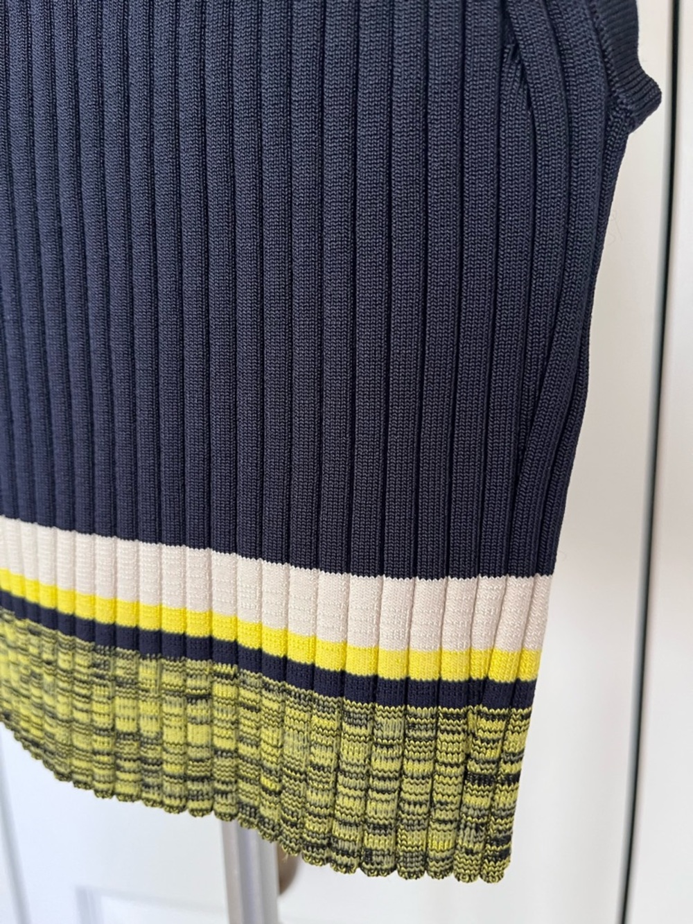 rag & bone Navy Ribbed Tank - Picture 3 of 4